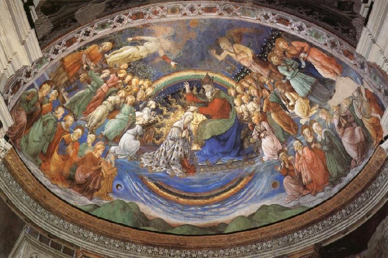 Fra Filippo Lippi The Coronation of the Virgin oil painting image